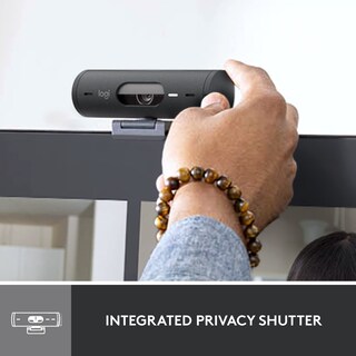 Foto 6 | Reacondicionado Cámara Web Logitech Brio 500 De 4 Mp 1080p Usb-c Color Grafito Renovada - Venta Internacional.