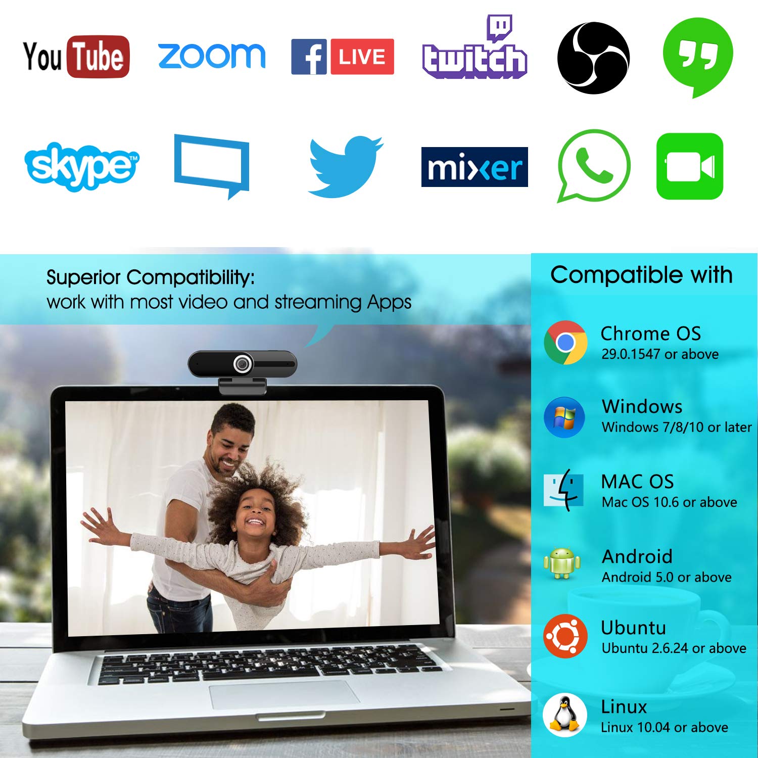 Foto 7 pulgar | Cámara Web Xpcam 4k 8mp Hd Con Micrófono Y Obturador De Privacidad - Venta Internacional.