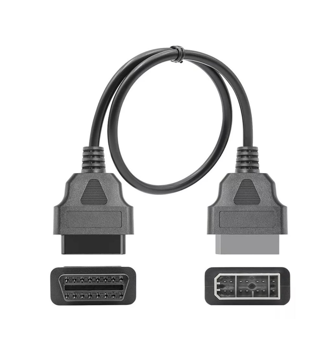 Foto 2 | Adaptador De Escáner Obd2 Para Nissan/tsuru De 16 A 14 Pines Negro