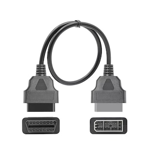 Foto 2 | Adaptador De Escáner Obd2 Para Nissan/tsuru De 16 A 14 Pines Negro