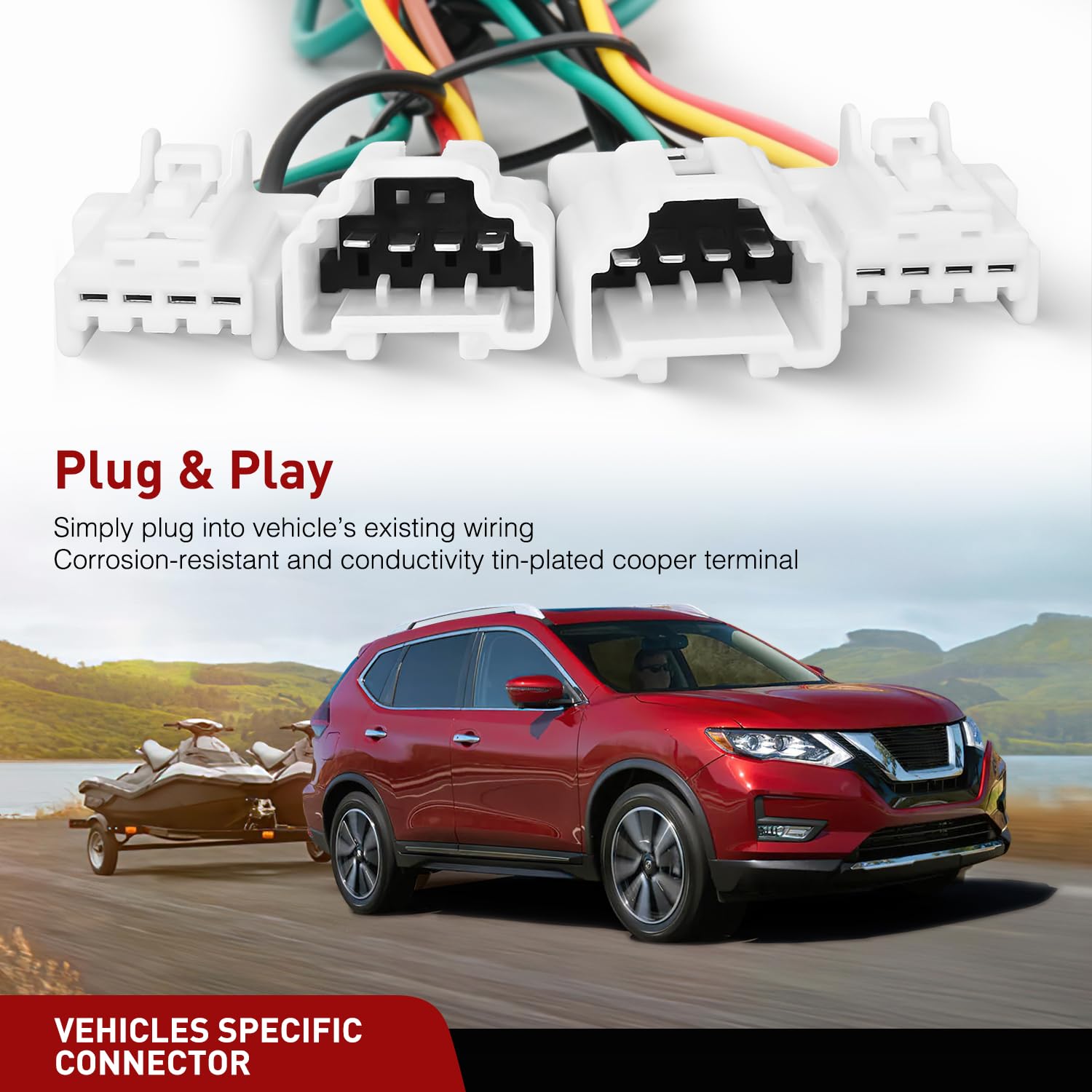 Foto 3 pulgar | Kit De Arnés De Cableado Para Remolque Nilight 56033 Para Nissan Rogue - Venta Internacional.