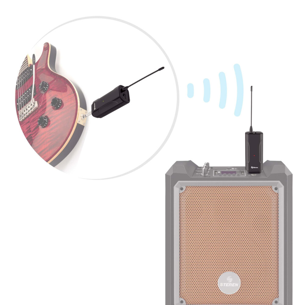 Foto 4 pulgar | Transmisor de Audio Inalámbrico Steren para Instrumentos Avs-400