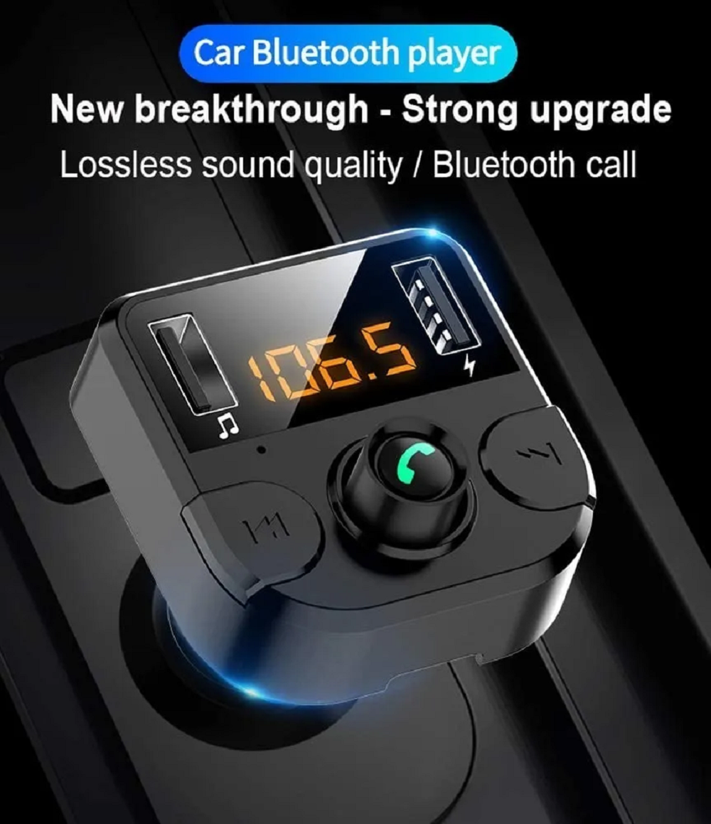 Foto 3 pulgar | Transmisor Receptor de Audio Estéreo Fm Bluetooth Mp3 Malubero color Negro