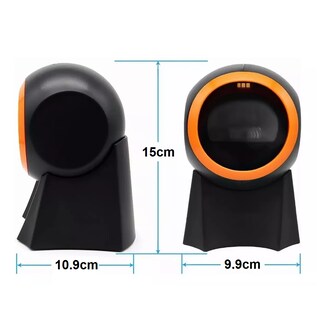 Foto 2 | Lector Código Barras Omnidireccional 1d/2d/qr Usb Scanner Eo Safe Imports Esi-8670 color Negro