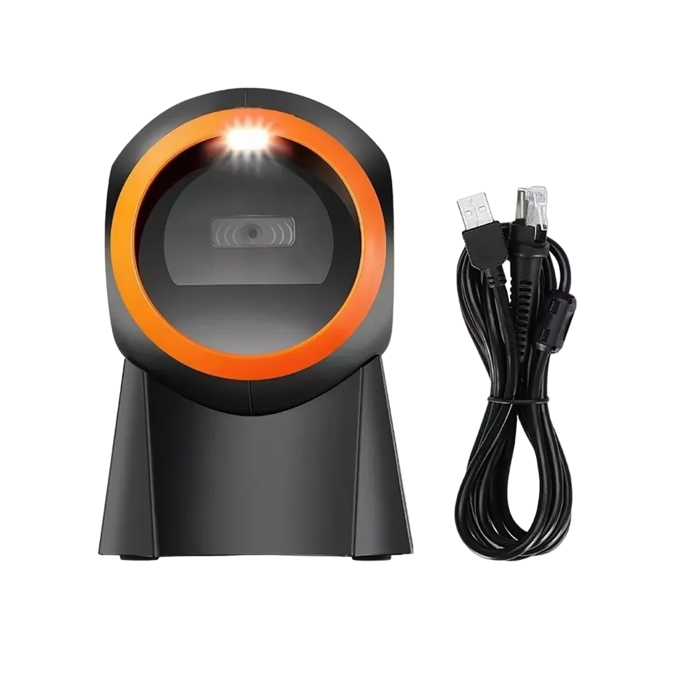 Lector Código Barras Omnidireccional 1d/2d/qr Usb Scanner Negro