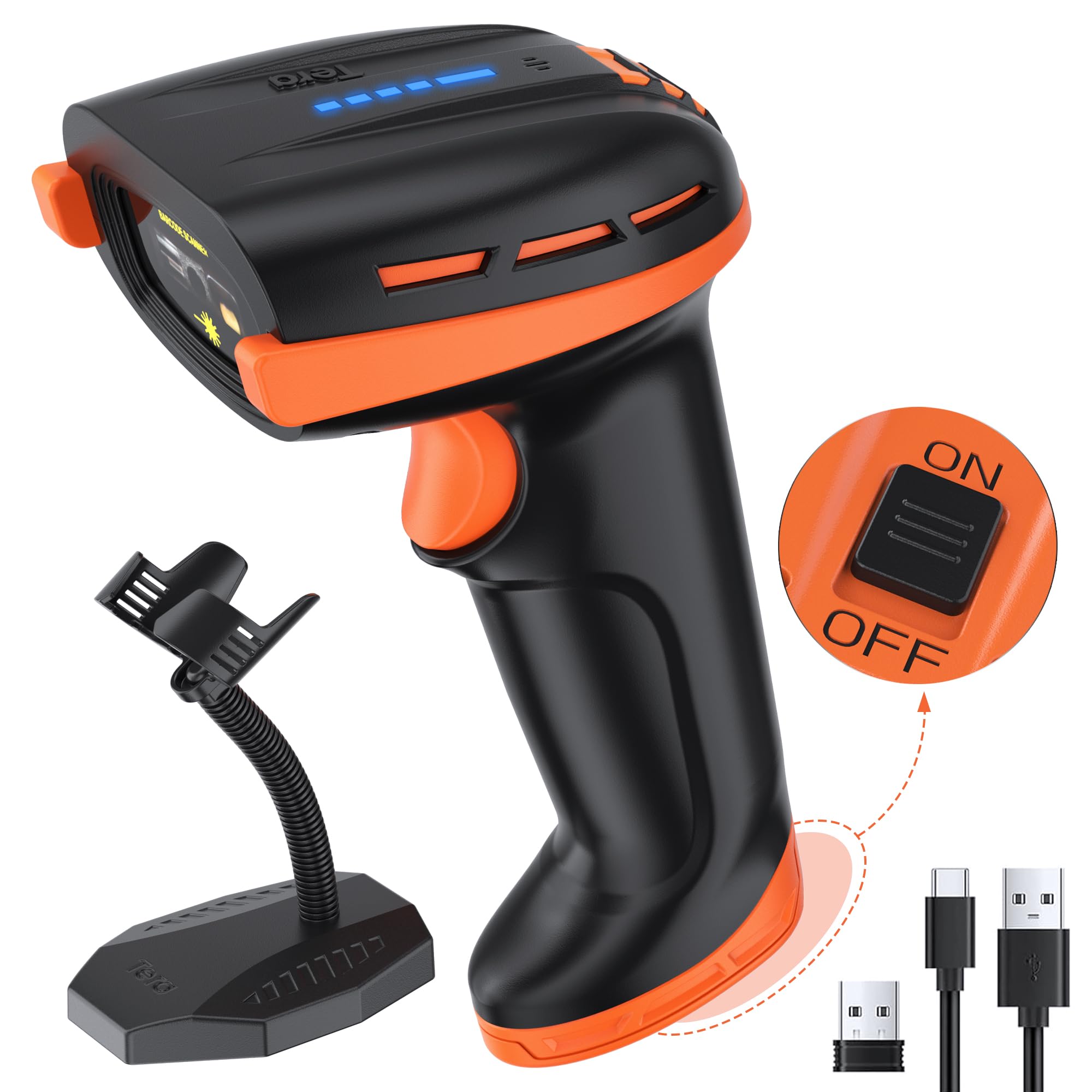 Foto 1 | Escáner De Código De Barras Tera Pro D6100 1d 2d Qr Bluetooth Usb Con Cable - Venta Internacional.