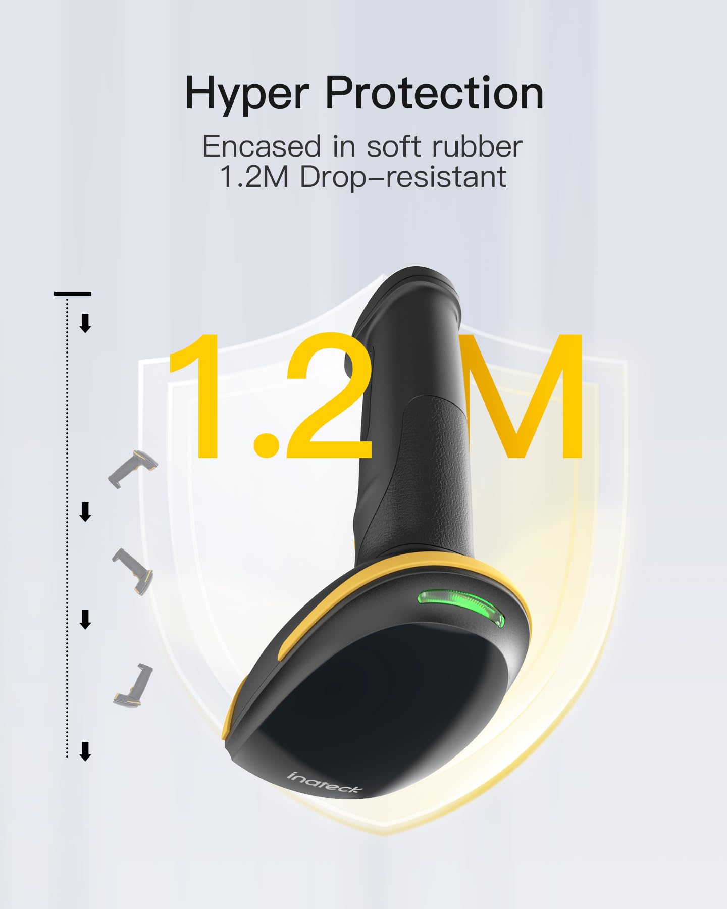 Foto 8 pulgar | Escáner De Código De Barras Inateck Bcst-35 Inalámbrico 2d Con Soporte 2600 Mah - Venta Internacional.