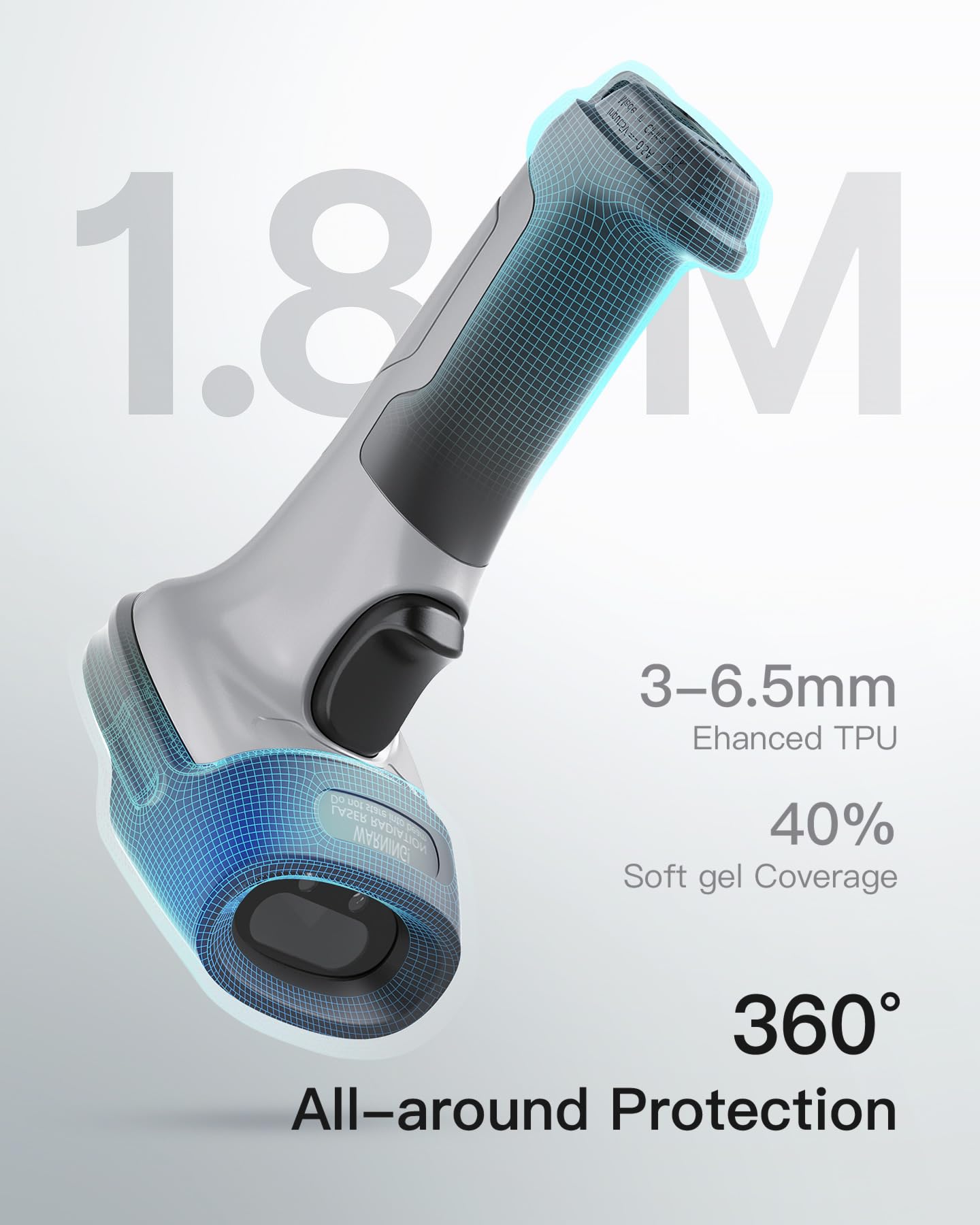 Foto 6 pulgar | Escáner De Código De Barras Inateck Bcst-70 Ai Bluetooth 1d Inalámbrico - Venta Internacional.