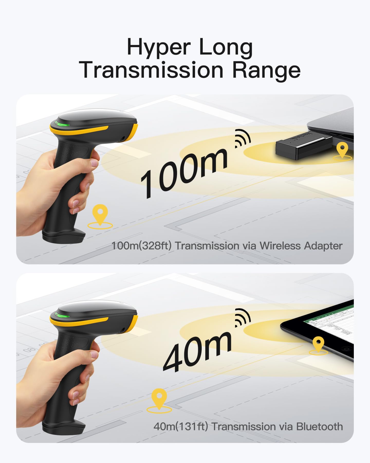 Foto 6 | Escáner De Código De Barras Inateck Bcst-23 Inalámbrico Bluetooth 2d - Venta Internacional.