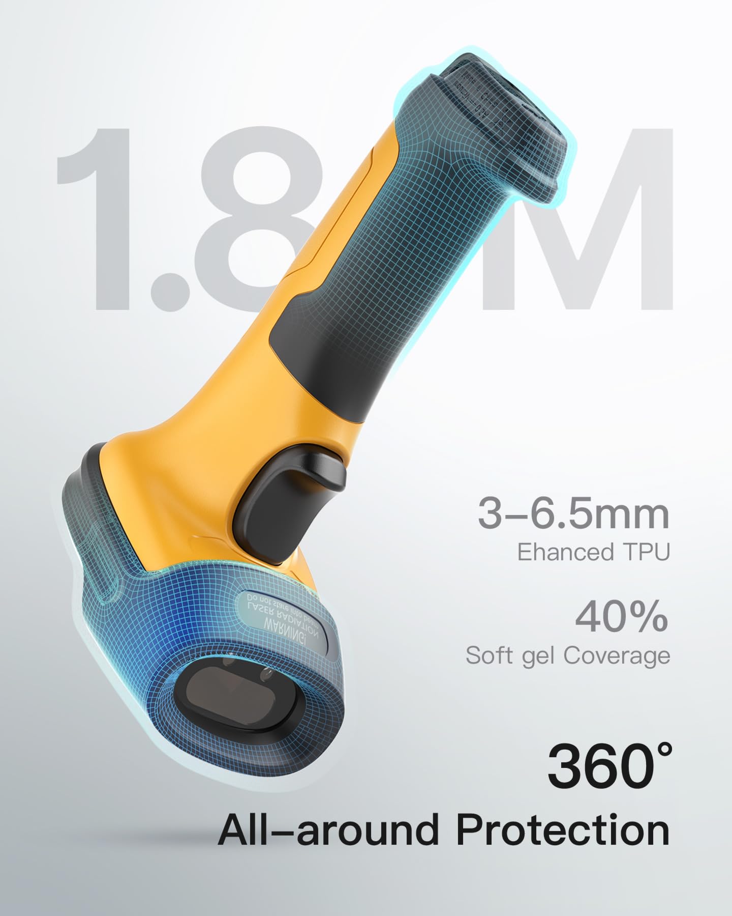 Foto 6 pulgar | Escáner De Código De Barras Inateck Ai P6 Bluetooth Inalámbrico 2600 Mah - Venta Internacional.