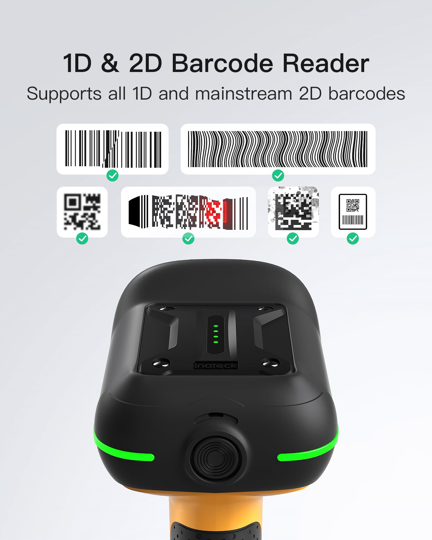 Foto 5 pulgar | Escáner De Código De Barras Inateck Bcst-75 Bluetooth 1d 2d Qr Code Ip67 - Venta Internacional.