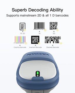 Foto 2 | Escáner De Código De Barras Inateck Bcst-73 Bluetooth 5.0 2d Inalámbrico - Venta Internacional.