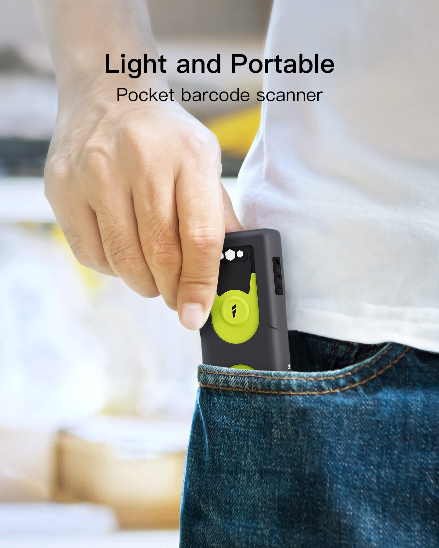 Foto 6 | Escáner De Código De Barras Bluetooth 2d Inateck Bcst-42 Con Adaptador Usb - Venta Internacional.