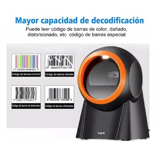 Foto 2 | Lector Código Barras Omnidireccional Lab.g 1d/2d/qr Usb Scanner