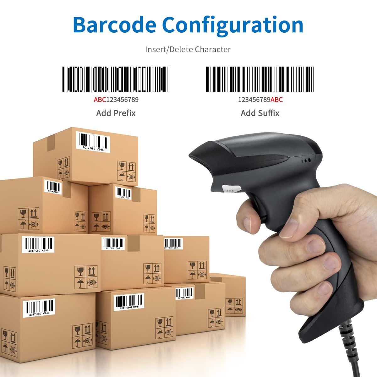 Foto 4 pulgar | Escáner De Código De Barras Netum Nt-m1 Usb Con Cable Láser Para Venta Minorista - Venta Internacional.