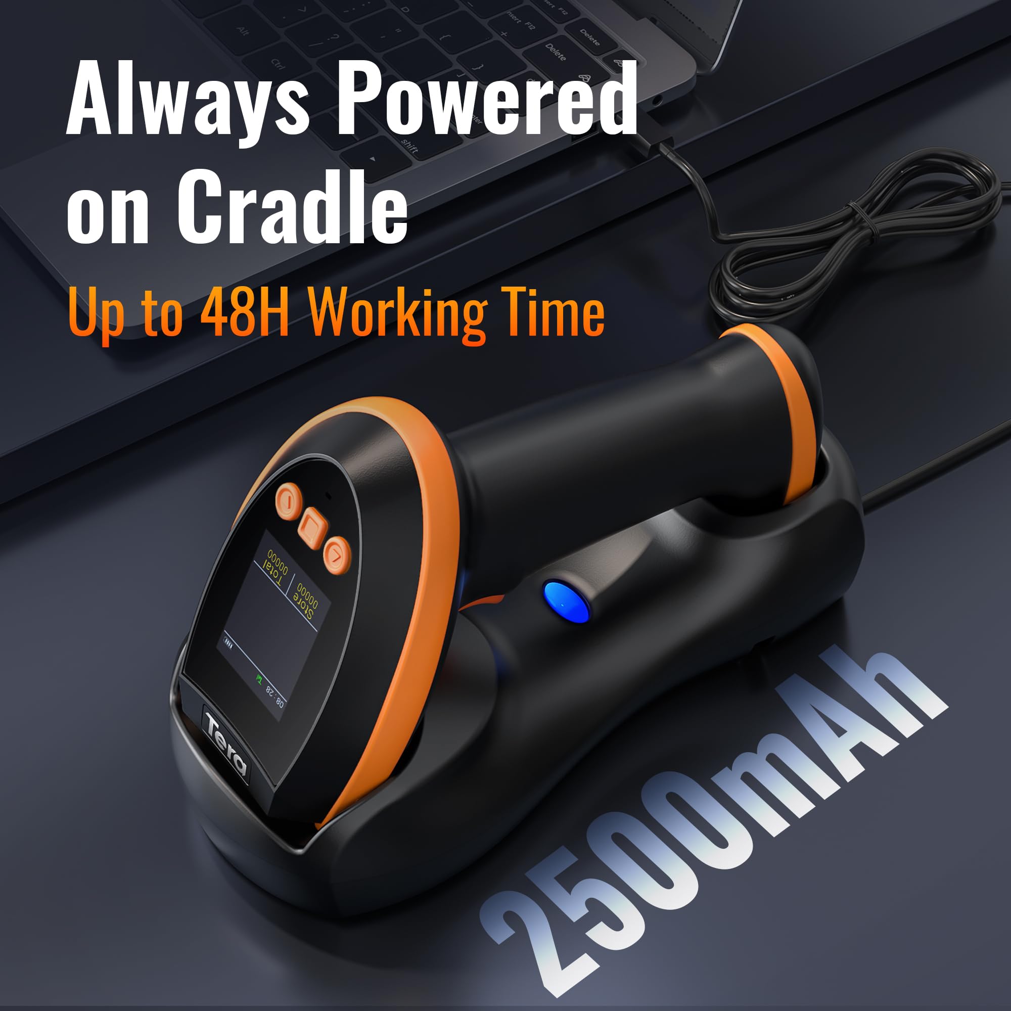 Foto 4 pulgar | Escáner De Código De Barras Tera Wireless Con Screen Pro 1d 2d Qr Hw0009 - Venta Internacional.