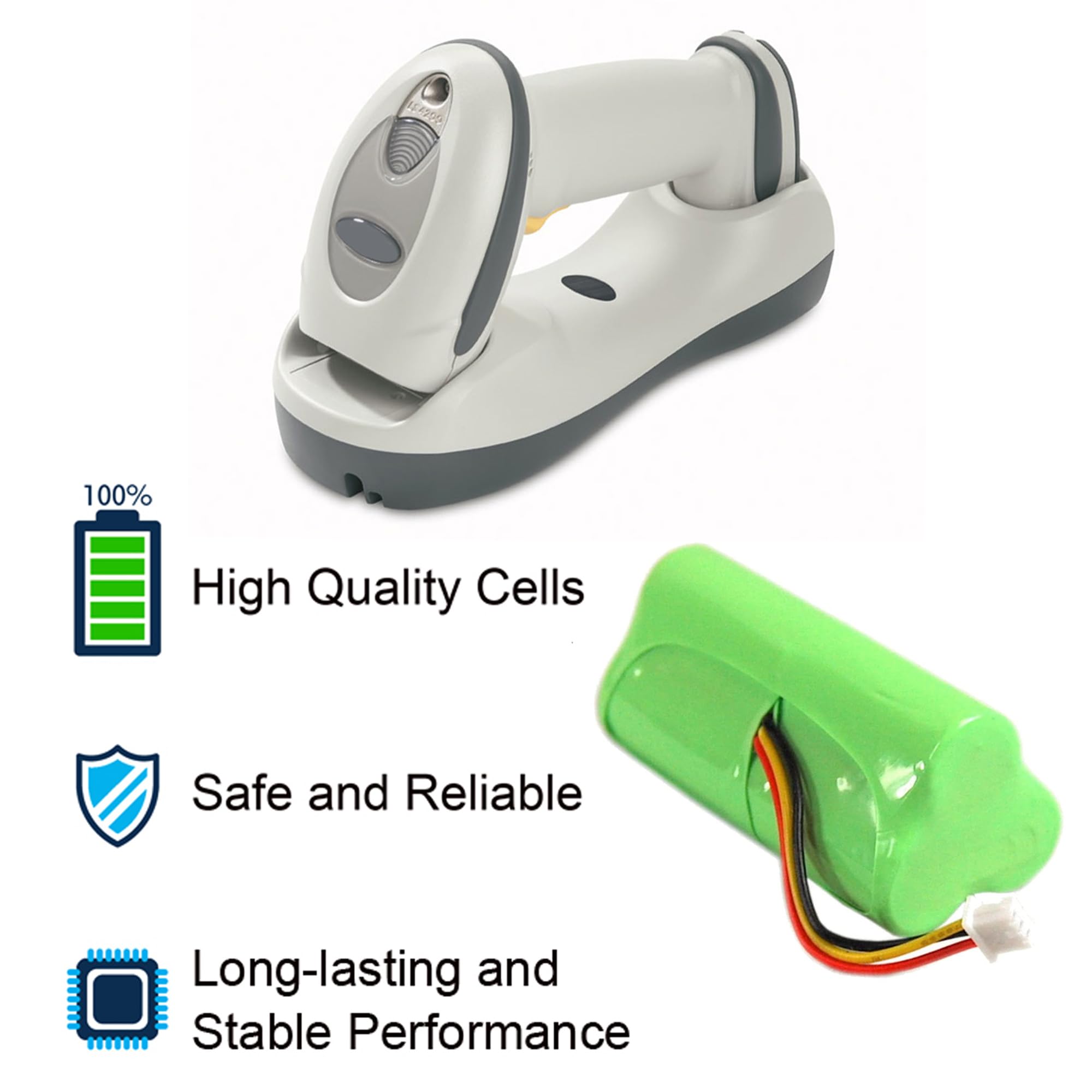 Foto 4 pulgar | Batería Hqrp Compatible Con Motorola Symbol Ls4278 Ls-4278 - Venta Internacional.