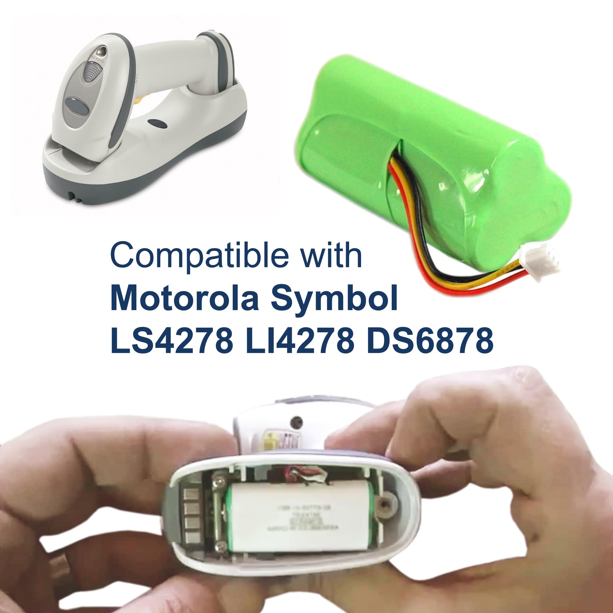 Foto 6 pulgar | Batería Hqrp Compatible Con Motorola Symbol Ls4278 Ls-4278 - Venta Internacional.