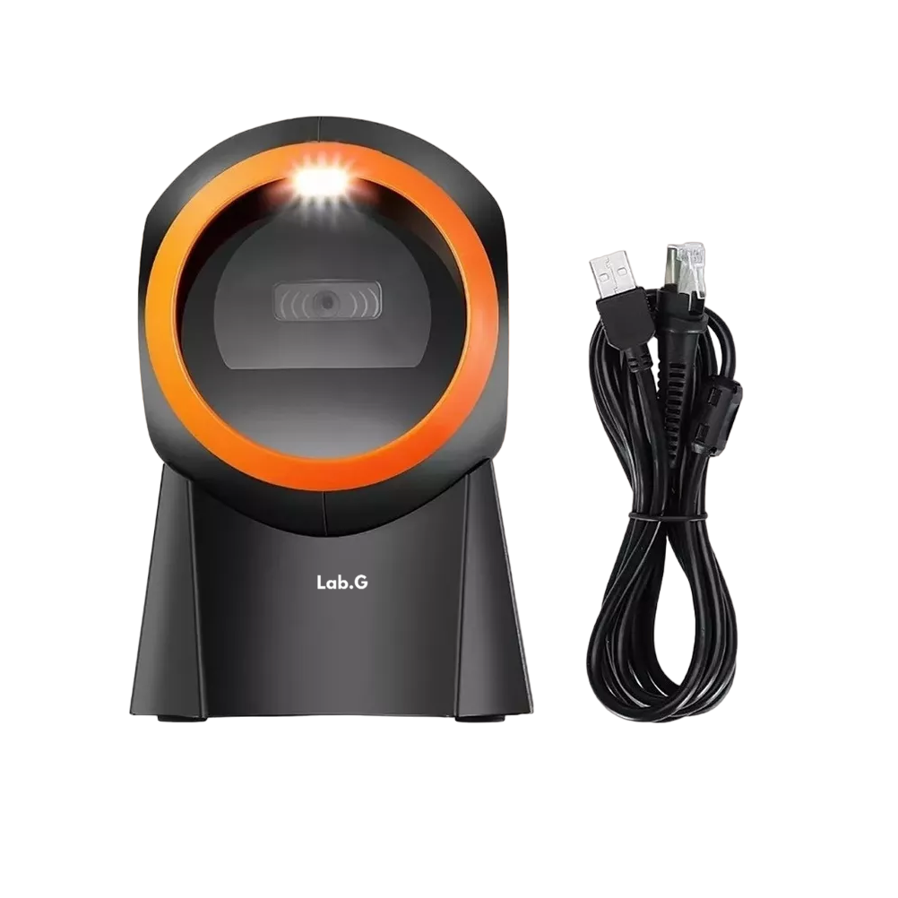 Lector Código Barras Omnidireccional 1d/2d/qr Usb Scanner Negro