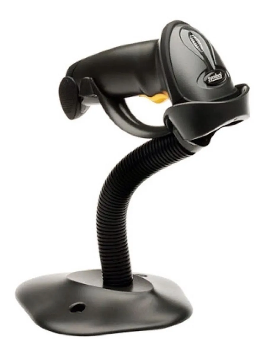 Foto 2 pulgar | Lector De Código De Barras Con Soporte Zebra Symbol Ls2208 Usb 1d 5v Twilight Black