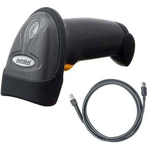 Foto 2 | Lector De Código De Barras Con Soporte Zebra Symbol Ls2208 Usb 1d 5v Twilight Black