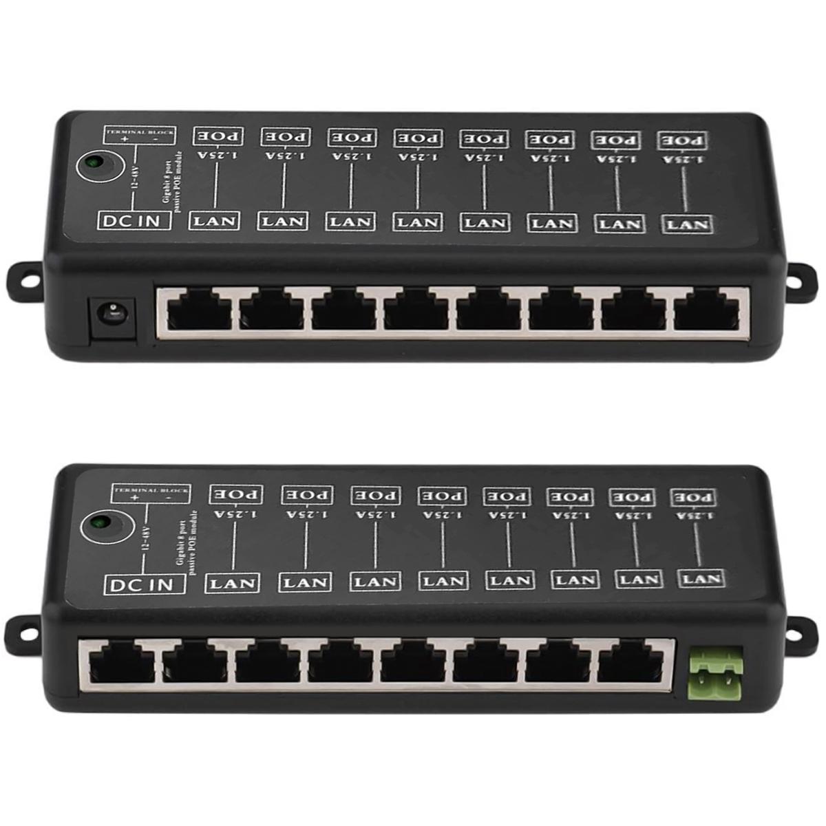 Foto 4 pulgar | Inyectores Poe Alta Capacidad Ventdepot Mxpei-004 4piezas Negro