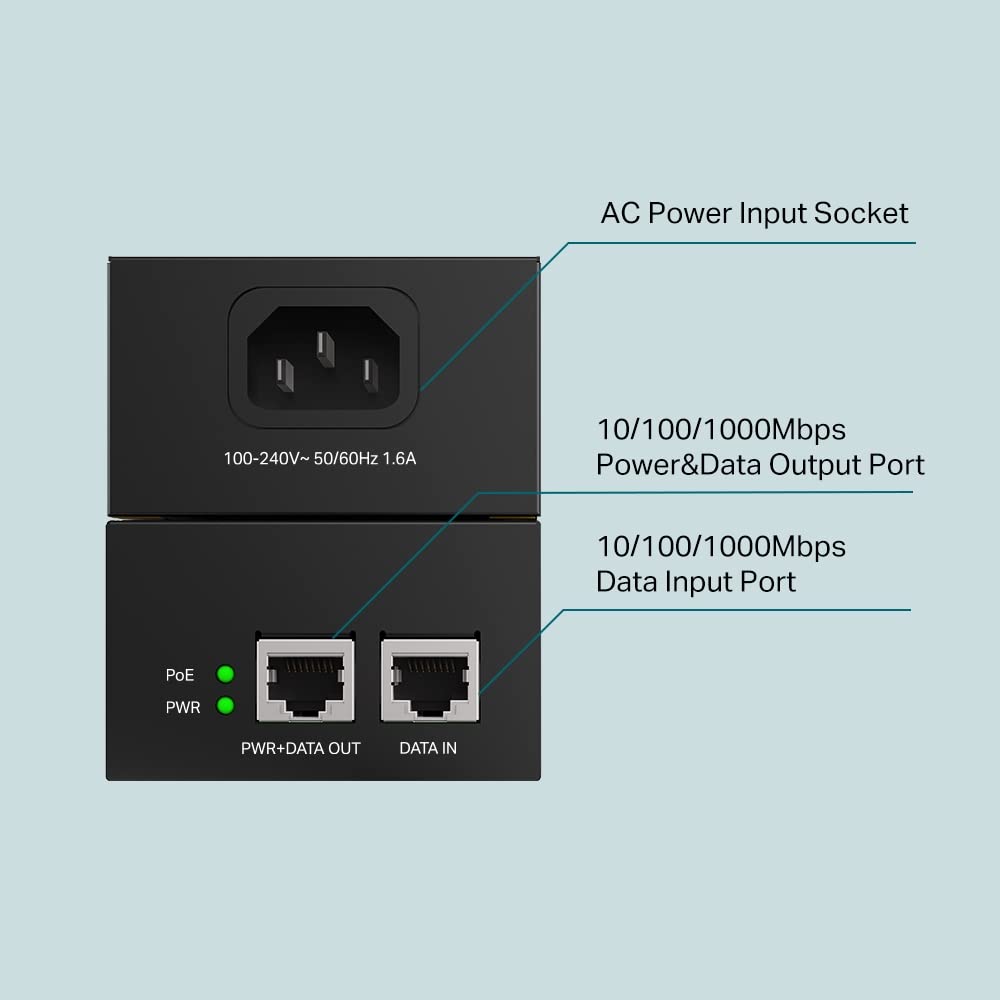Foto 2 | Adaptador De Inyección Poe Tp-link Tl-poe170s 802.3at/af/bt 60w - Venta Internacional.