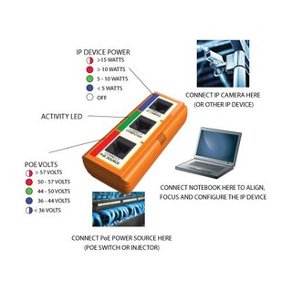 Foto 5 | Cámara Ip Y Probador Poe Triplett Ipas10-n Byte Brothers - Venta Internacional.