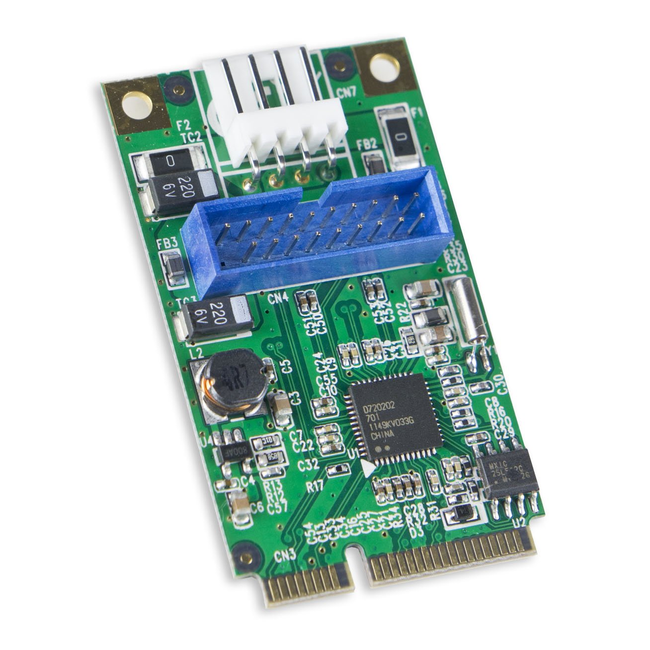Foto 2 pulgar | Minitarjeta Pci-express Syba Sd-mpe20142 Con Cable Usb 3.0 - Venta Internacional.