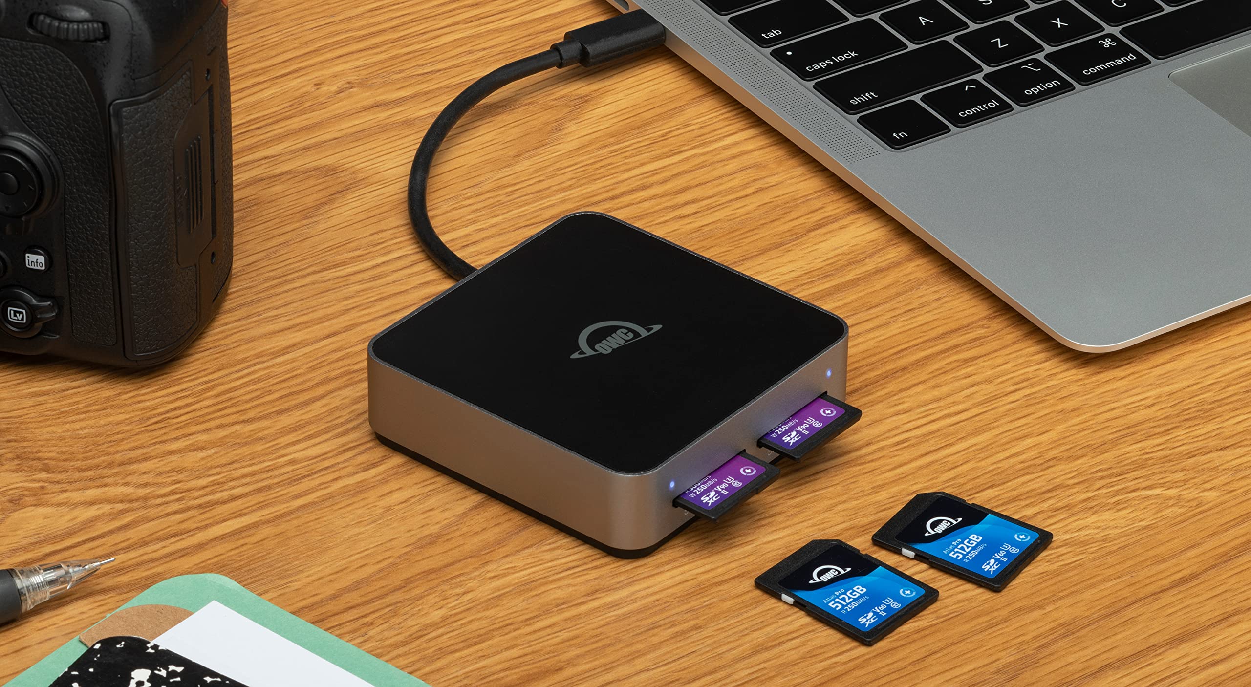 Foto 7 pulgar | Lector De Tarjetas Owc Atlas Dual Sdxc Uhs-ii Usb-c Para Mac/windows - Venta Internacional.