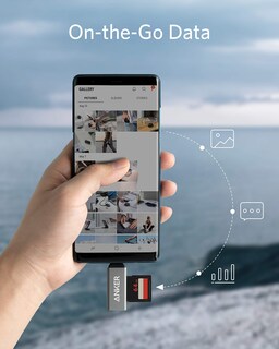 Foto 5 | Lector De Tarjetas Sd Memoria Usb C 2 En 1 Anker Para Sdxc Sdhc Sd - Venta Internacional.