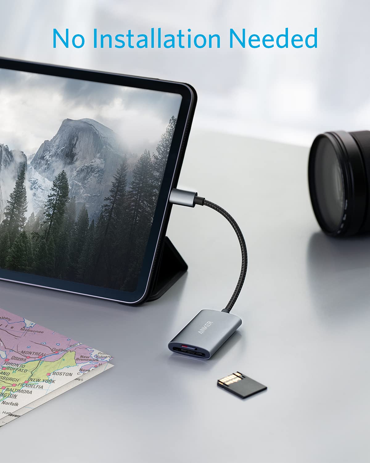 Foto 6 pulgar | Lector de Memorias Anker 2 en 1-Venta Internacional