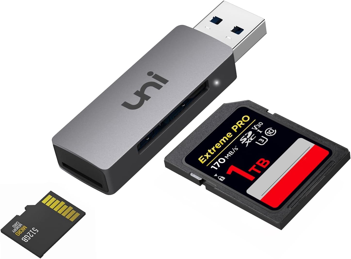 Lector De Tarjetas Sd Uni Usb 3.0 De Alta Velocidad Para Mac Win Linux Pc - Venta Internacional.