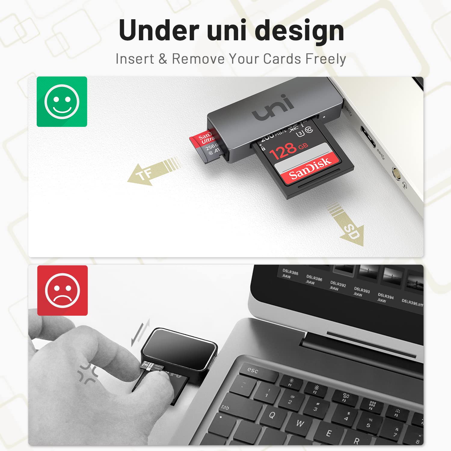 Foto 6 | Lector De Tarjetas Sd Uni Usb 3.0 De Alta Velocidad Para Mac Win Linux Pc - Venta Internacional.