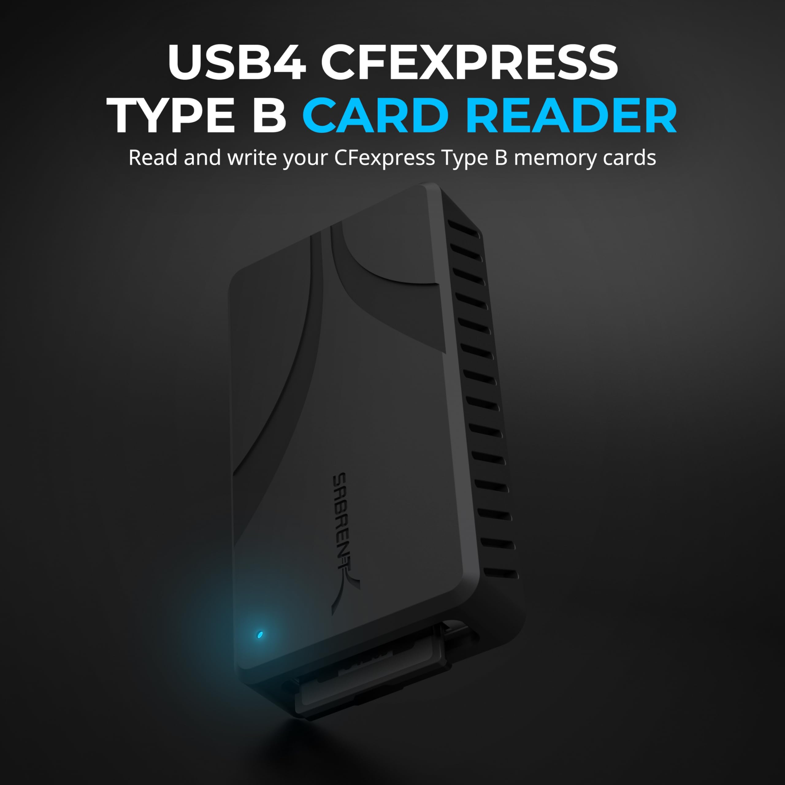 Foto 3 pulgar | Lector De Tarjetas Cfexpress Tipo B Sabrent Usb4 Cr-u4xb 40 Gbps - Venta Internacional.