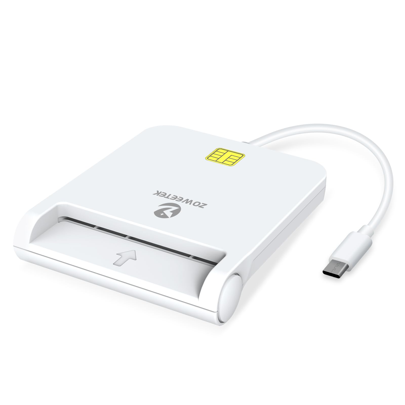 Foto 2 pulgar | Lector Cac Zoweetek Military Usb C Para Mac/windows/linux Blanco - Venta Internacional.