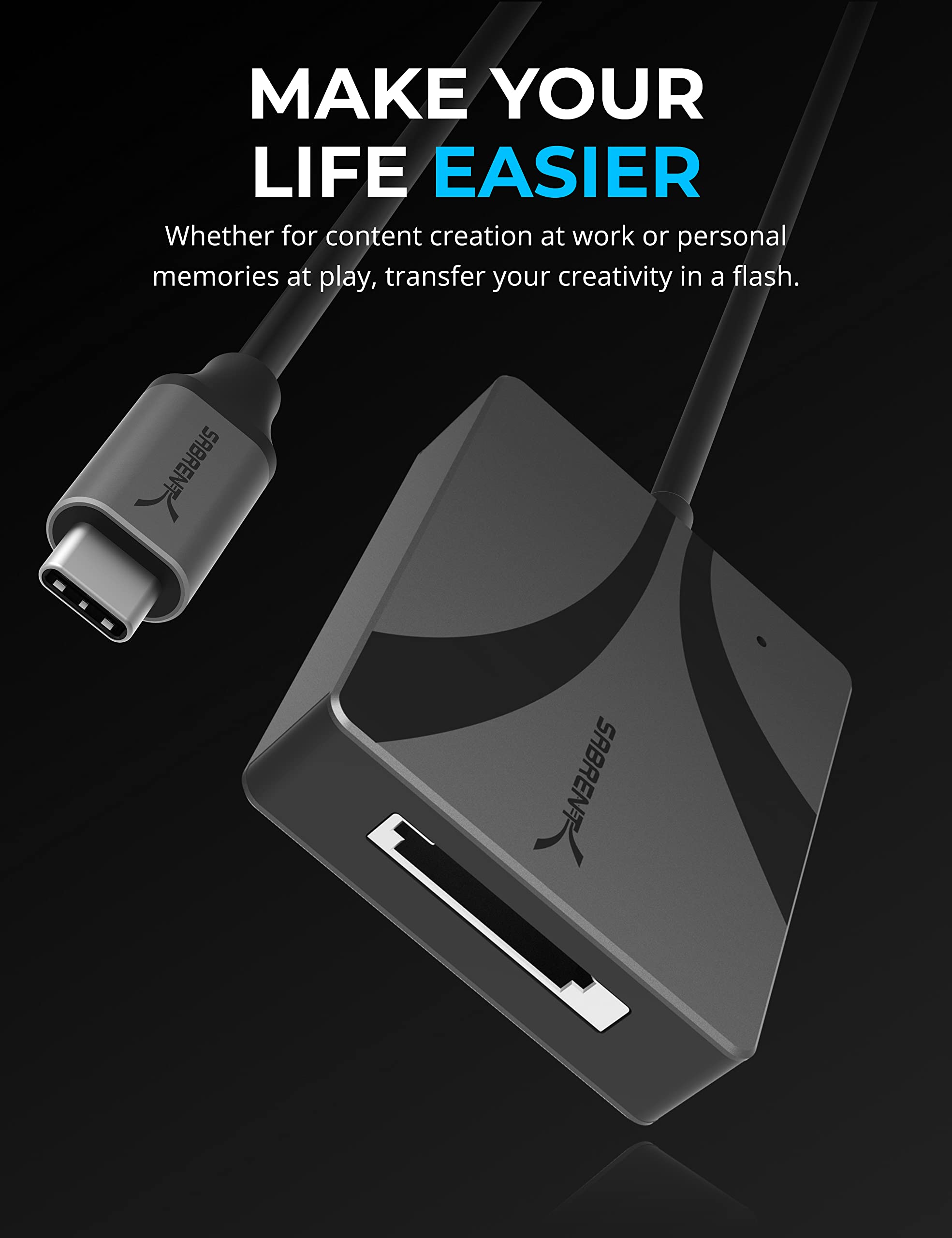 Foto 3 pulgar | Lector De Tarjetas Sabrent Usb Tipo C Cfexpress Tipo A Cr-cfxa - Venta Internacional.