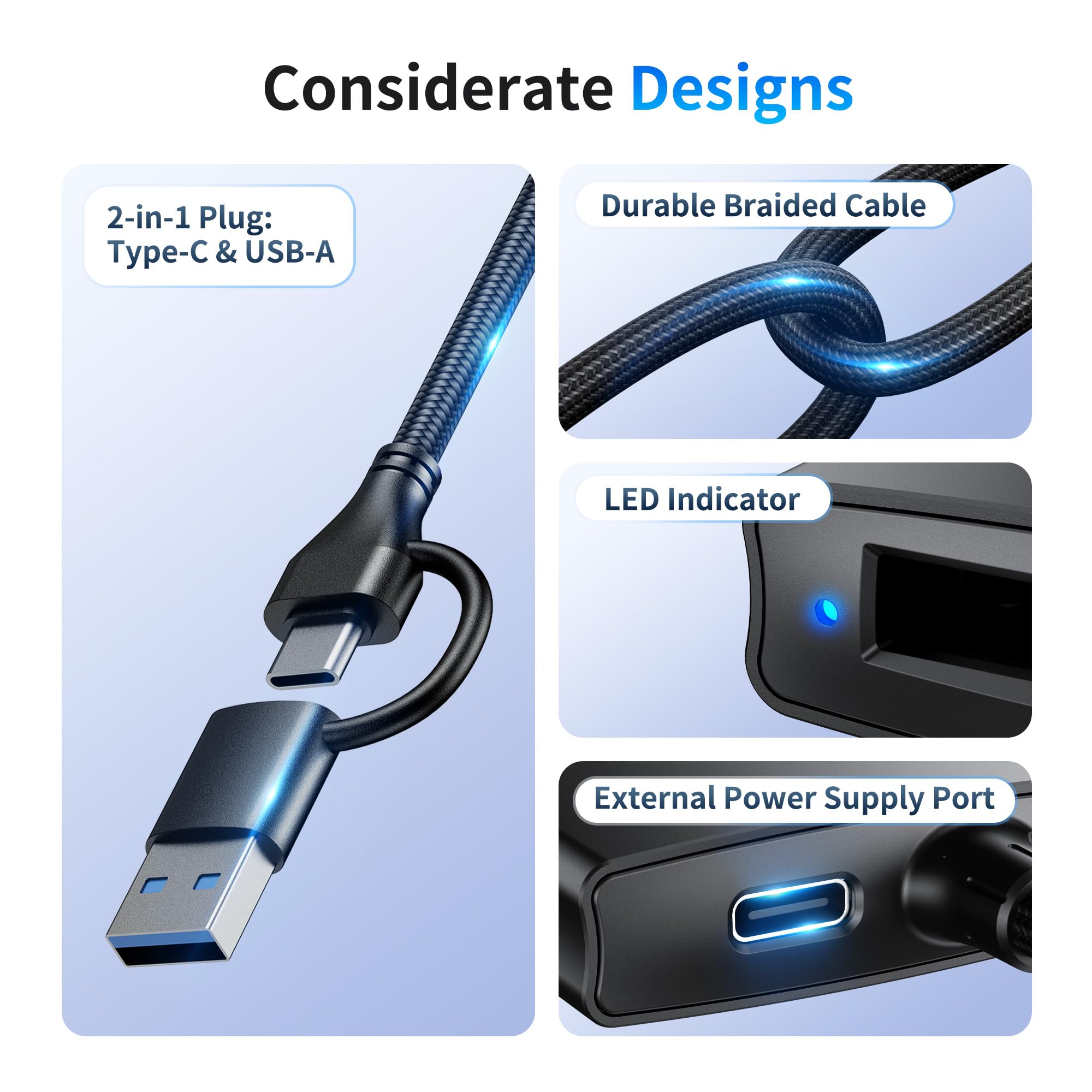 Foto 6 pulgar | Lector De Tarjetas Xqd Jjc 2 En 1 De Doble Conector Usb-c/usb-a Para Sony - Venta Internacional.