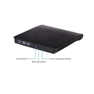 Foto 2 | Grabador Cd-rw Externo Usb 2.0 Para Grabación De Cd - Venta Internacional.