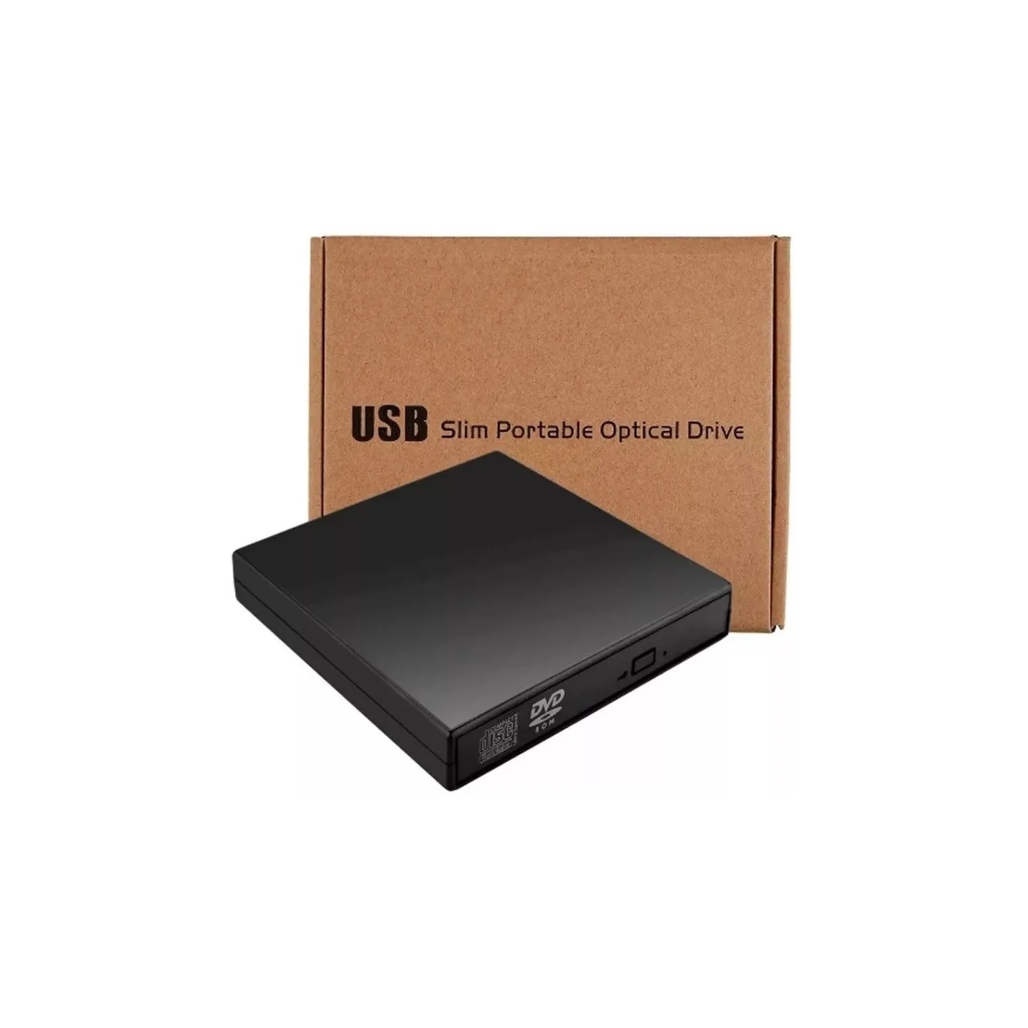 Grabador de Cd Lector Dvd Externo Usb 2.0 Slim para Pc - Venta Internacional
