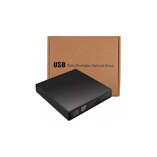 Foto 1 | Grabador de Cd Lector Dvd Externo Usb 2.0 Slim para Pc - Venta Internacional