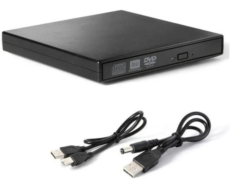 Foto 3 pulgar | Grabador de Cd Lector Dvd Externo Usb 2.0 Slim para Pc - Venta Internacional