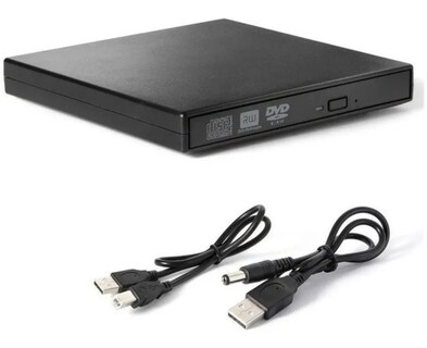 Foto 2 | Grabador de Cd Lector Dvd Externo Usb 2.0 Slim para Pc - Venta Internacional