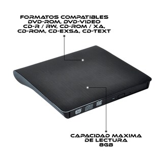 Foto 3 | Grabador Quemador Externo De Cd Dvd Usb Tipo C 3.0