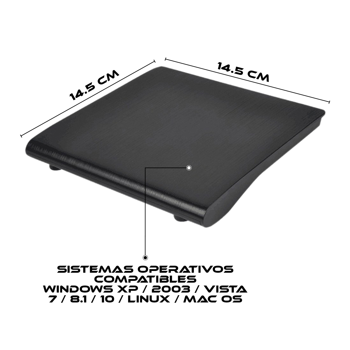 Foto 5 | Grabador Quemador Externo De Cd Dvd Usb Tipo C 3.0
