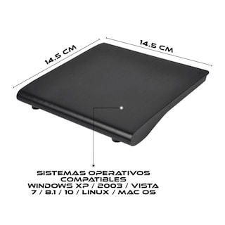 Foto 5 | Grabador Quemador Externo De Cd Dvd Usb Tipo C 3.0