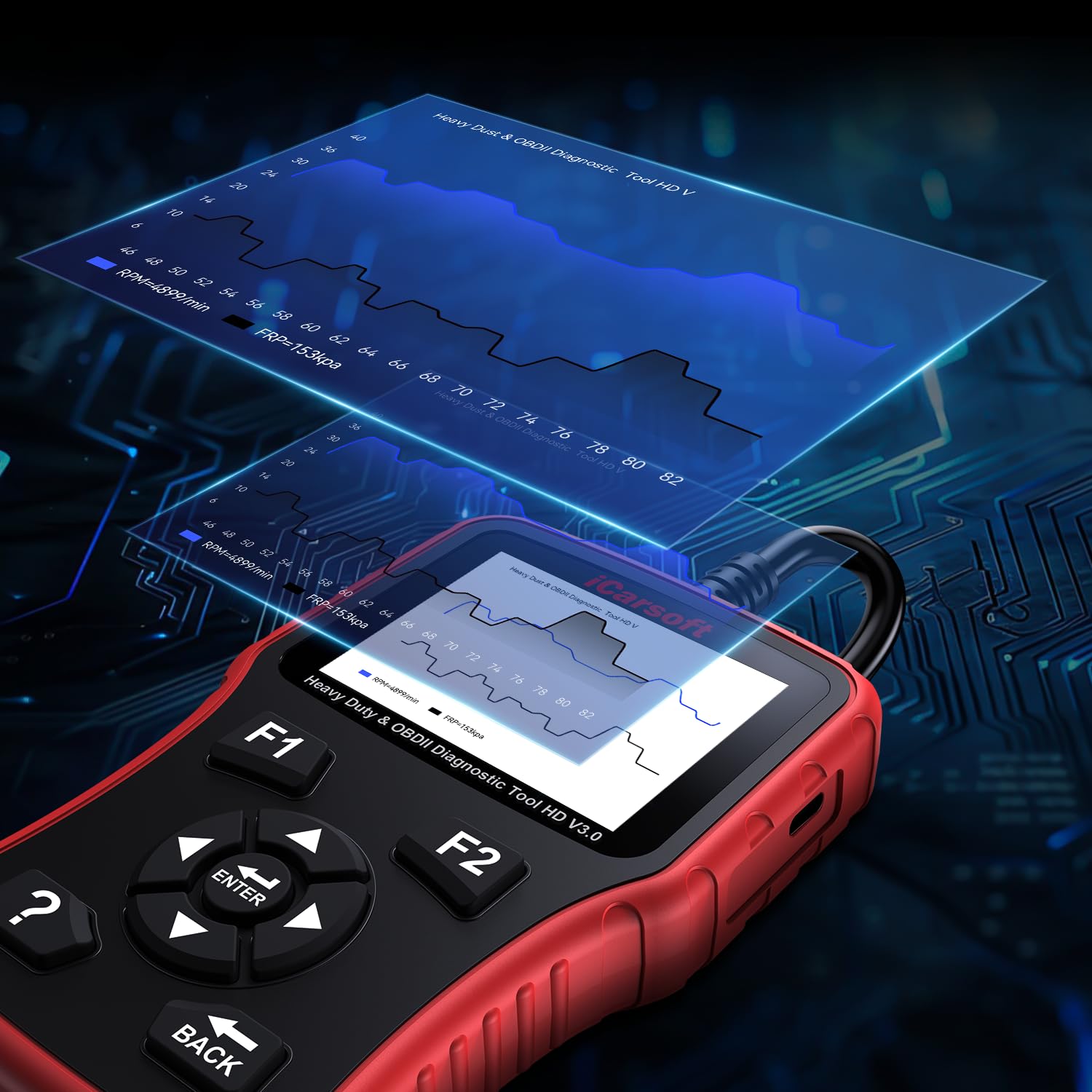 Foto 7 | Herramienta De Escaneo De Diagnóstico Icarsoft Hd V3.0 Para Camiones Pesados - Venta Internacional.