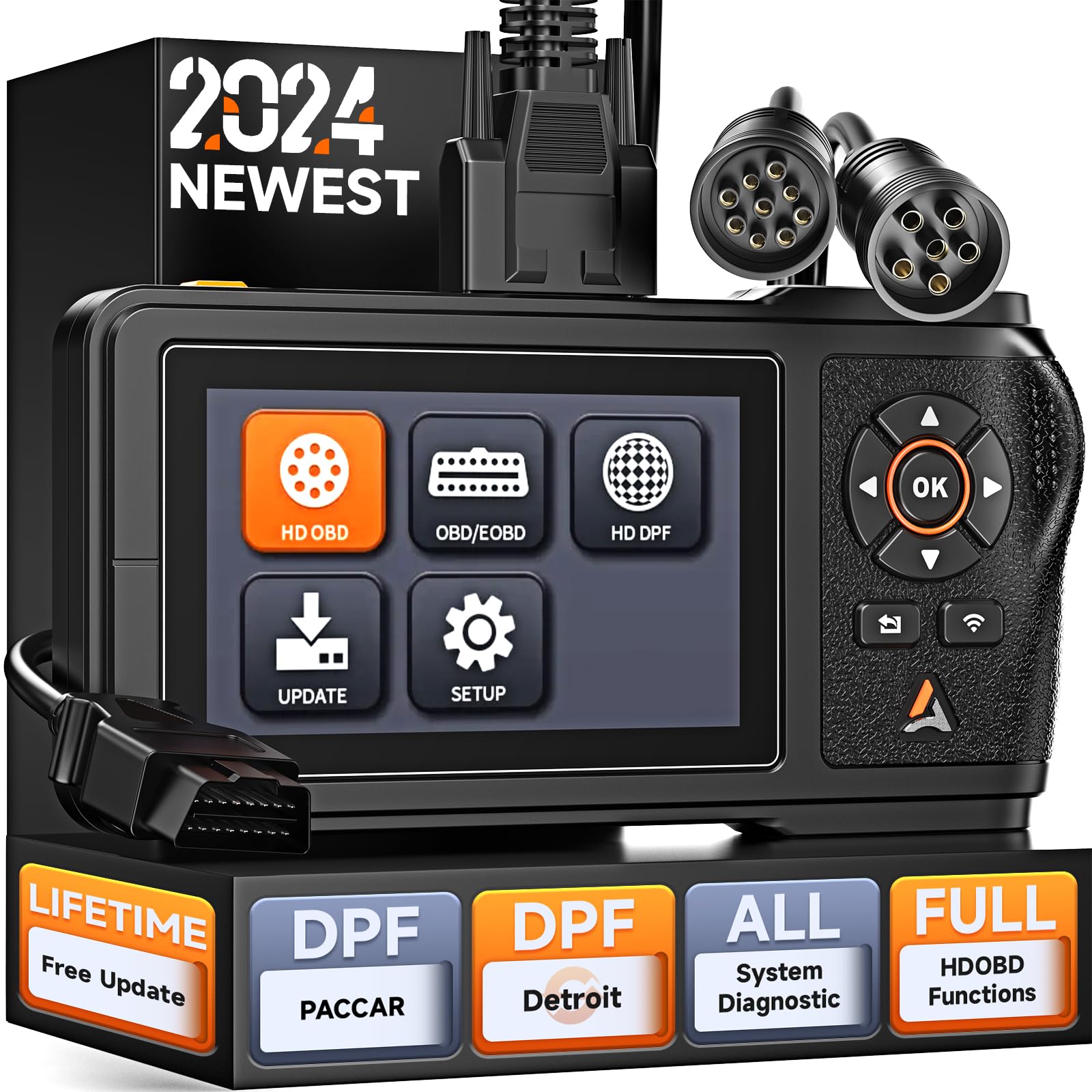Herramienta De Escaneo De Diagnóstico Ancel Hd431 Heavy Duty Truck 2024 - Venta Internacional.