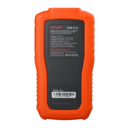 Foto 4 pulgar | Escáner De Diagnóstico Icarsoft Por V1.0 Para Porsche Con Airbag Scan - Venta Internacional.