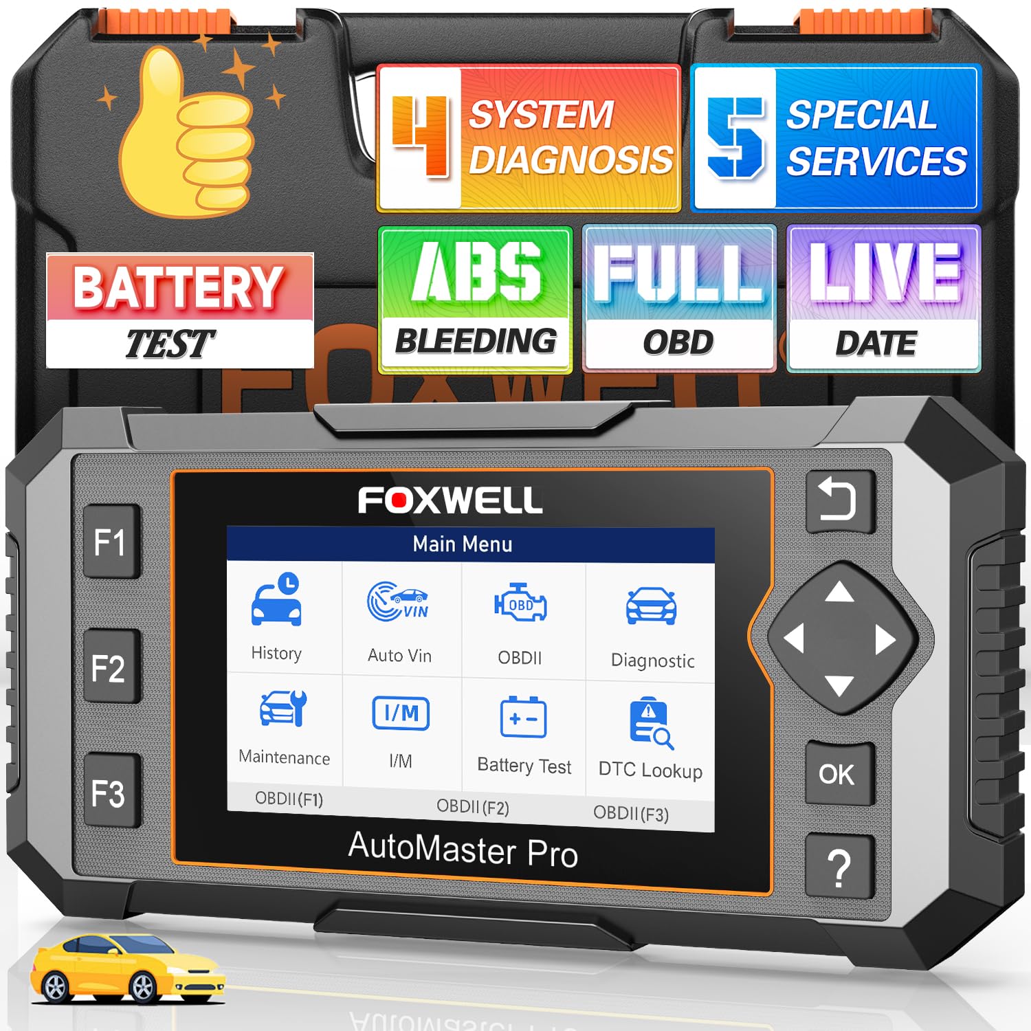 Foto 1 | Escáner Obd2 Foxwell Nt614 Elite Con 5 Restablecimientos Abs/srs/motor/transmisión - Venta Internacional.
